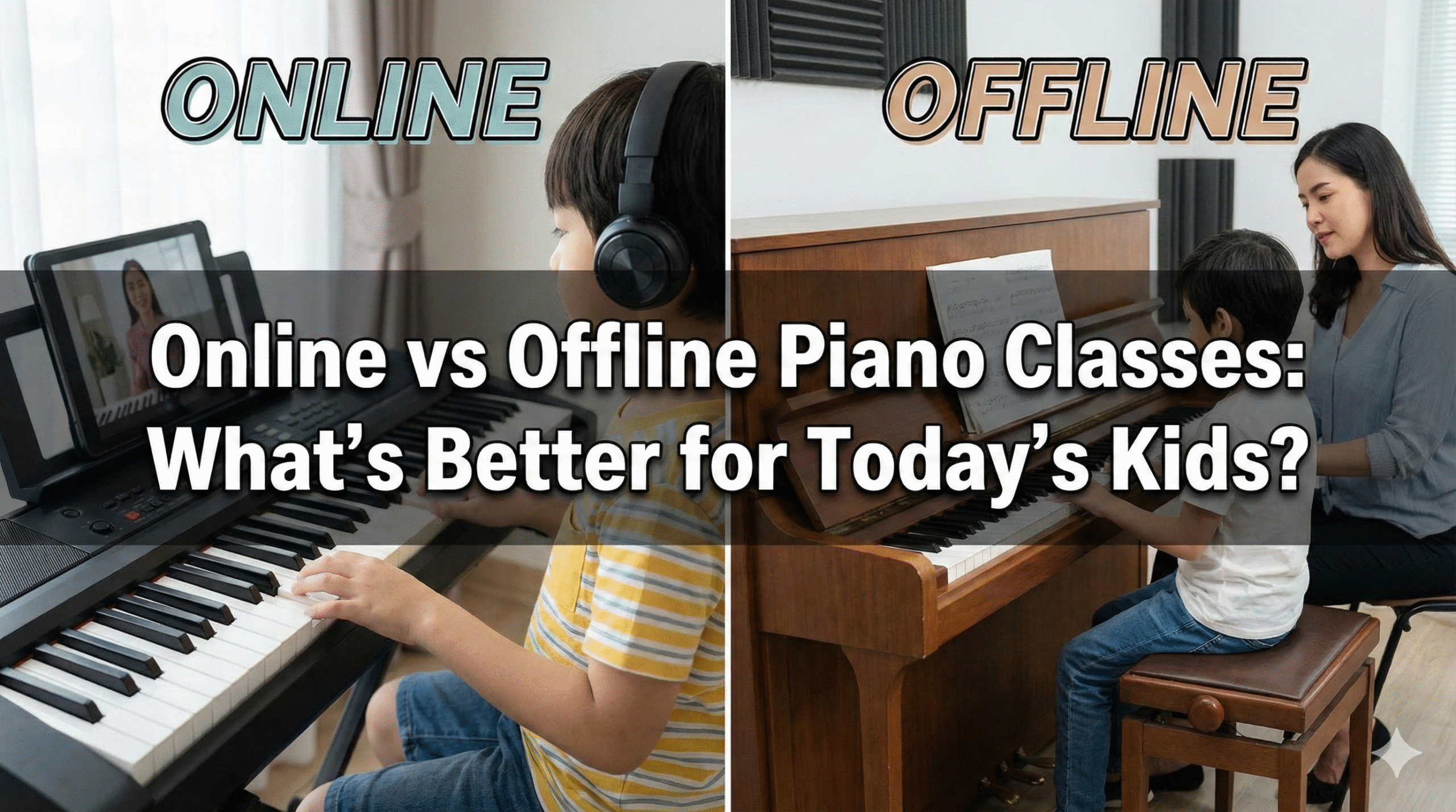 Online vs Offline Piano Classes: What’s Better for Today’s Kids?